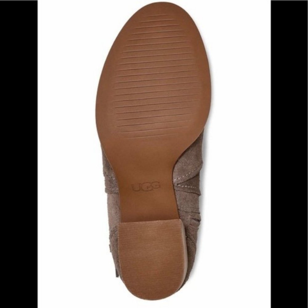 UGG Leahy Suede Ankle Boot, BROWN Size 12, NWT - Picture 6 of 14